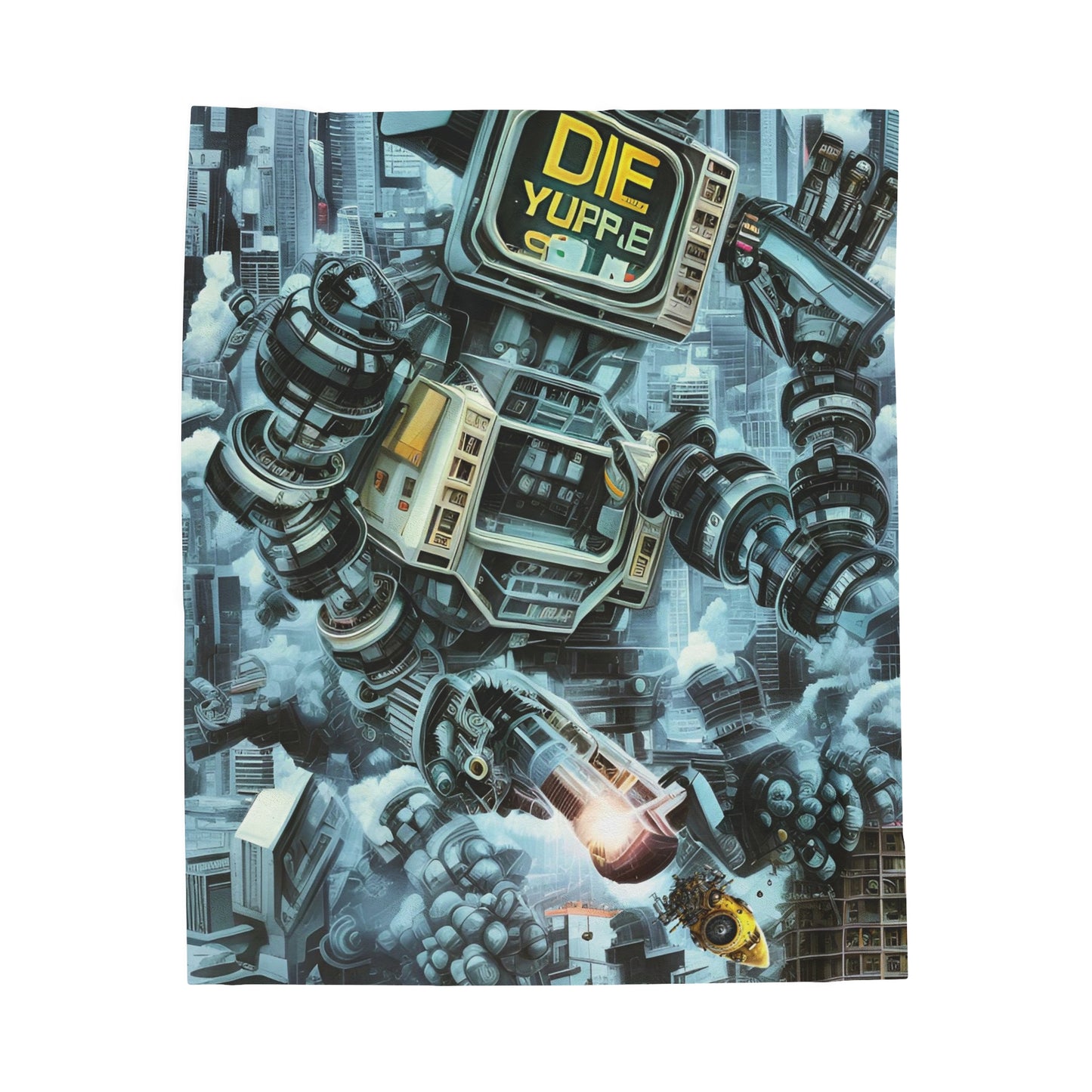 60' x 80' Robot Rampage Tapestry