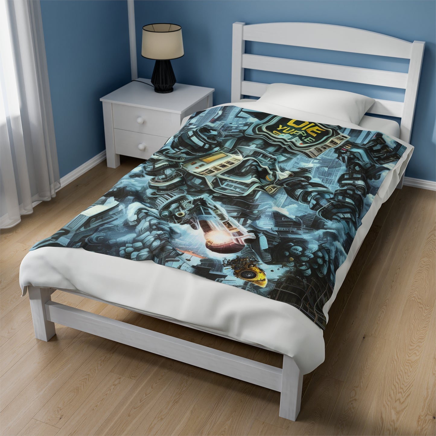 60' x 80' Robot Rampage Tapestry