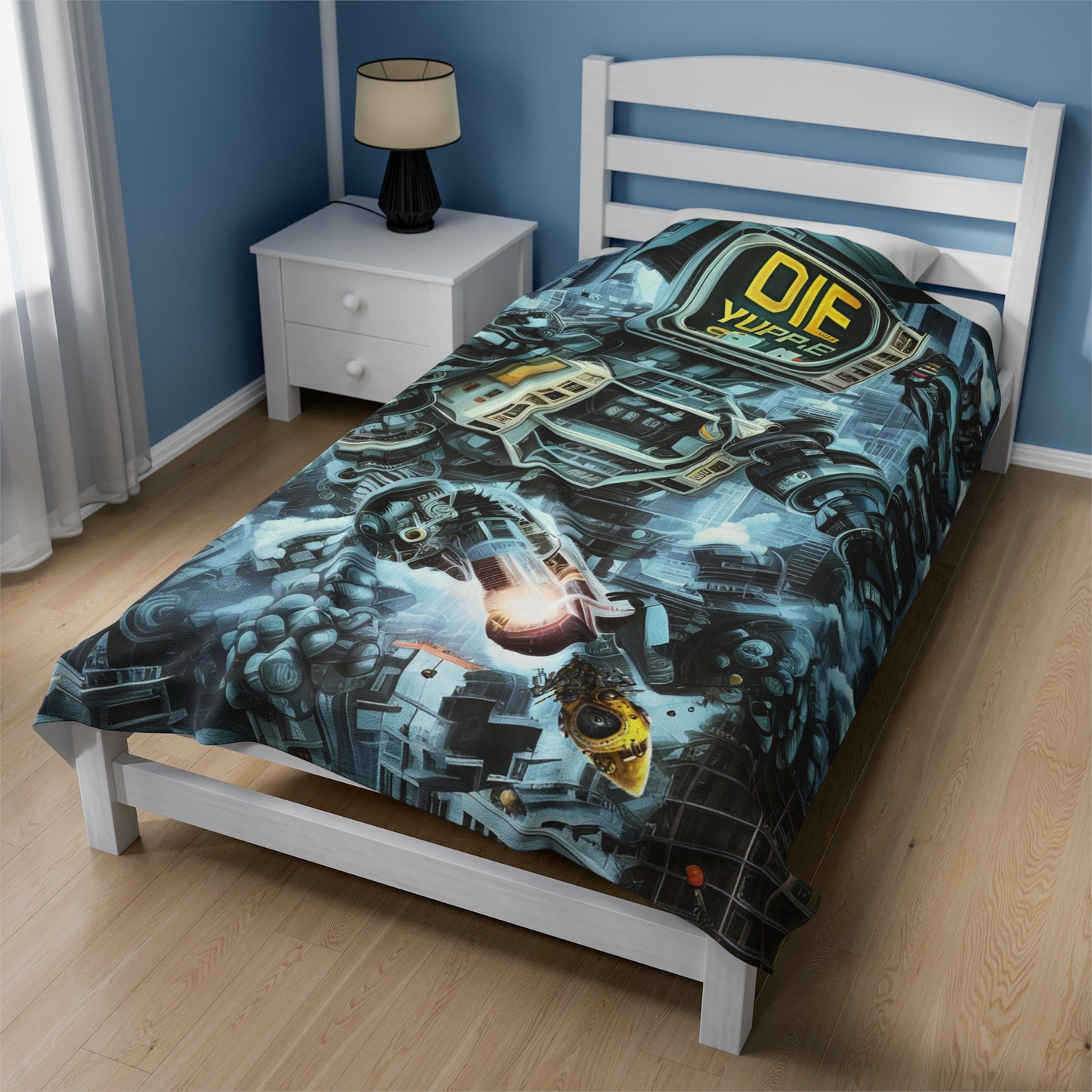 60' x 80' Robot Rampage Tapestry