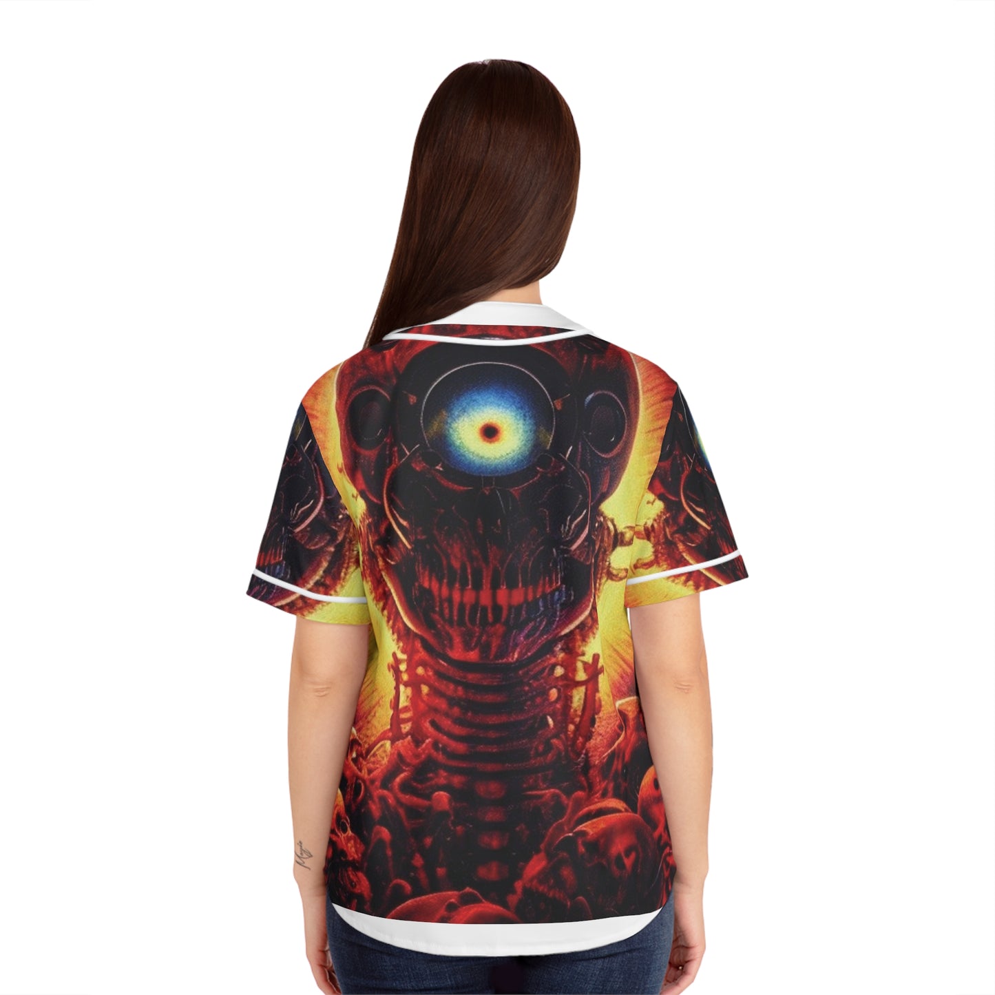 Women's Baseball Jersey (AOP)