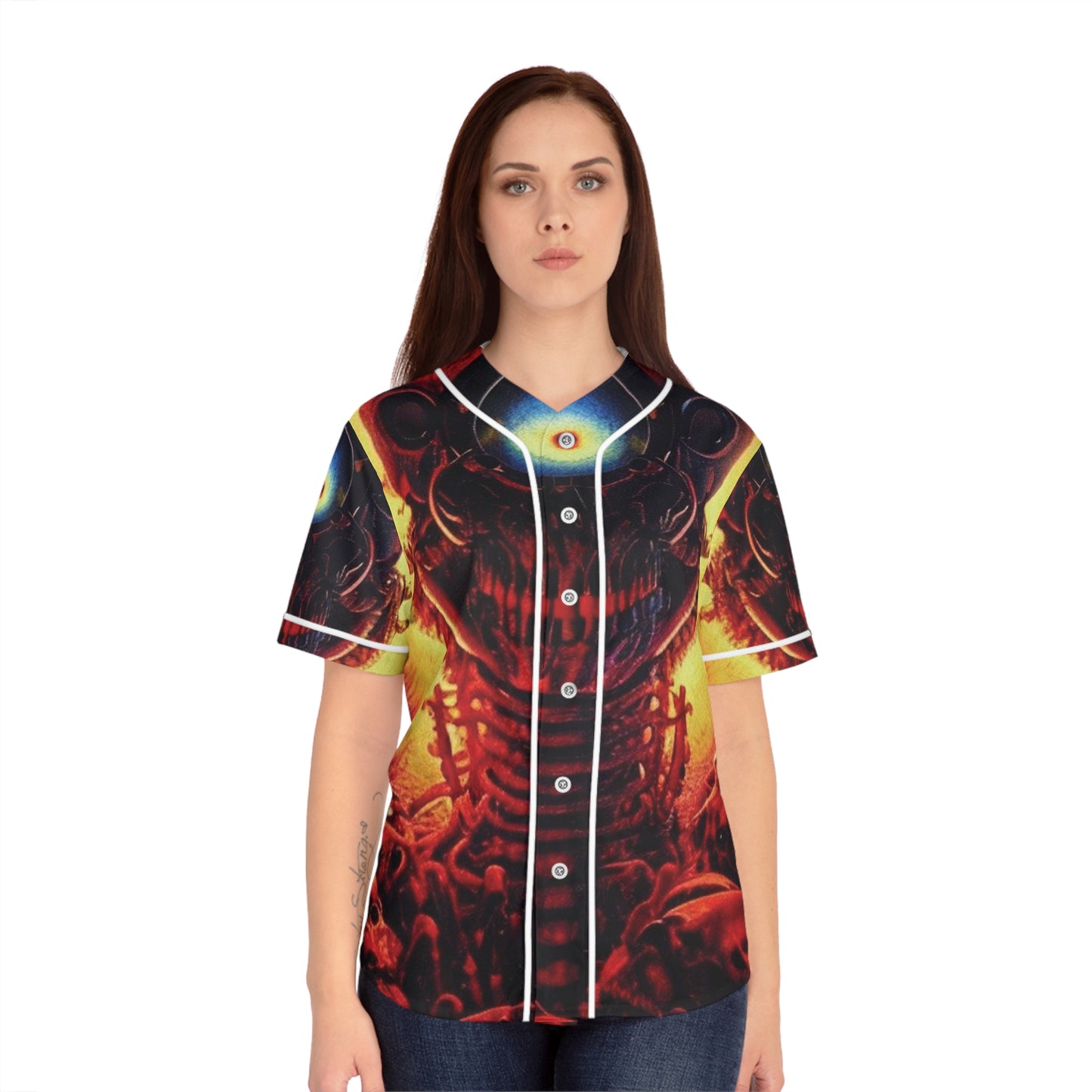 Women's Baseball Jersey (AOP)