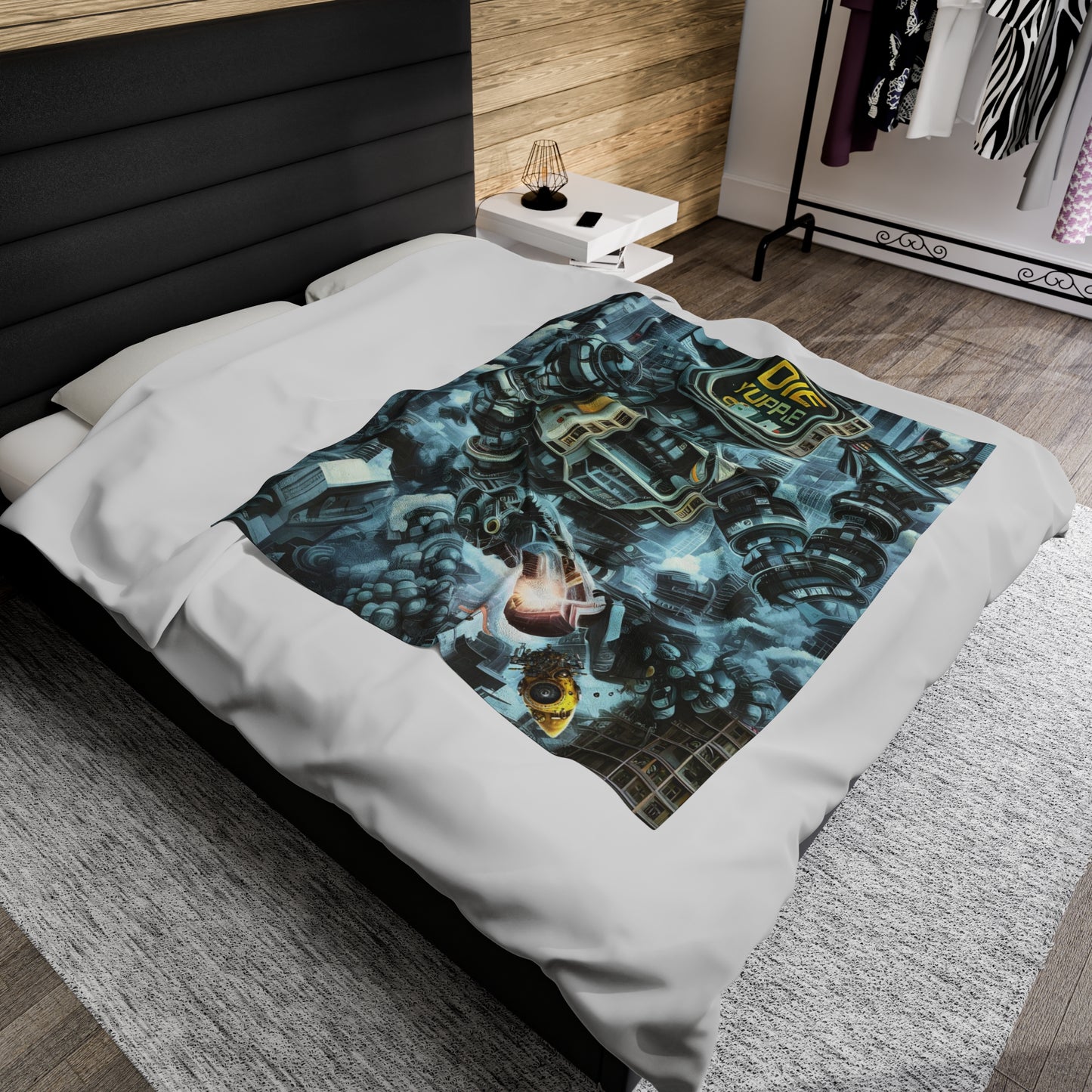 60' x 80' Robot Rampage Tapestry